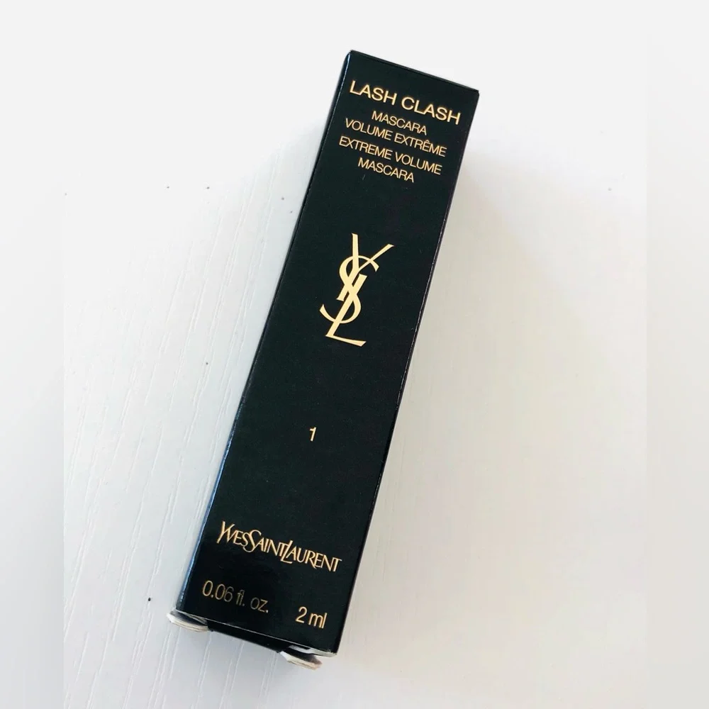 YSL Lash clash couture mascara for extreme volume intense Black color travel sz